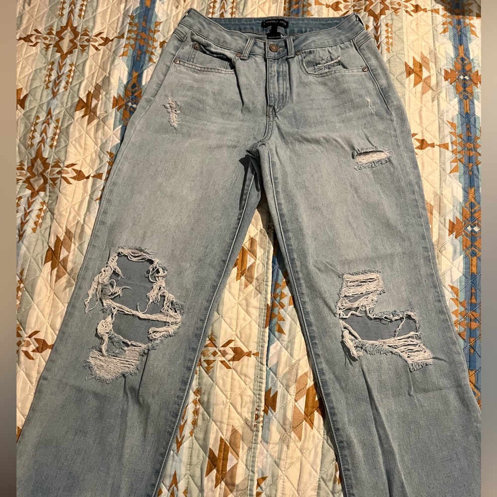Sincerely Jules distressed ankle jean